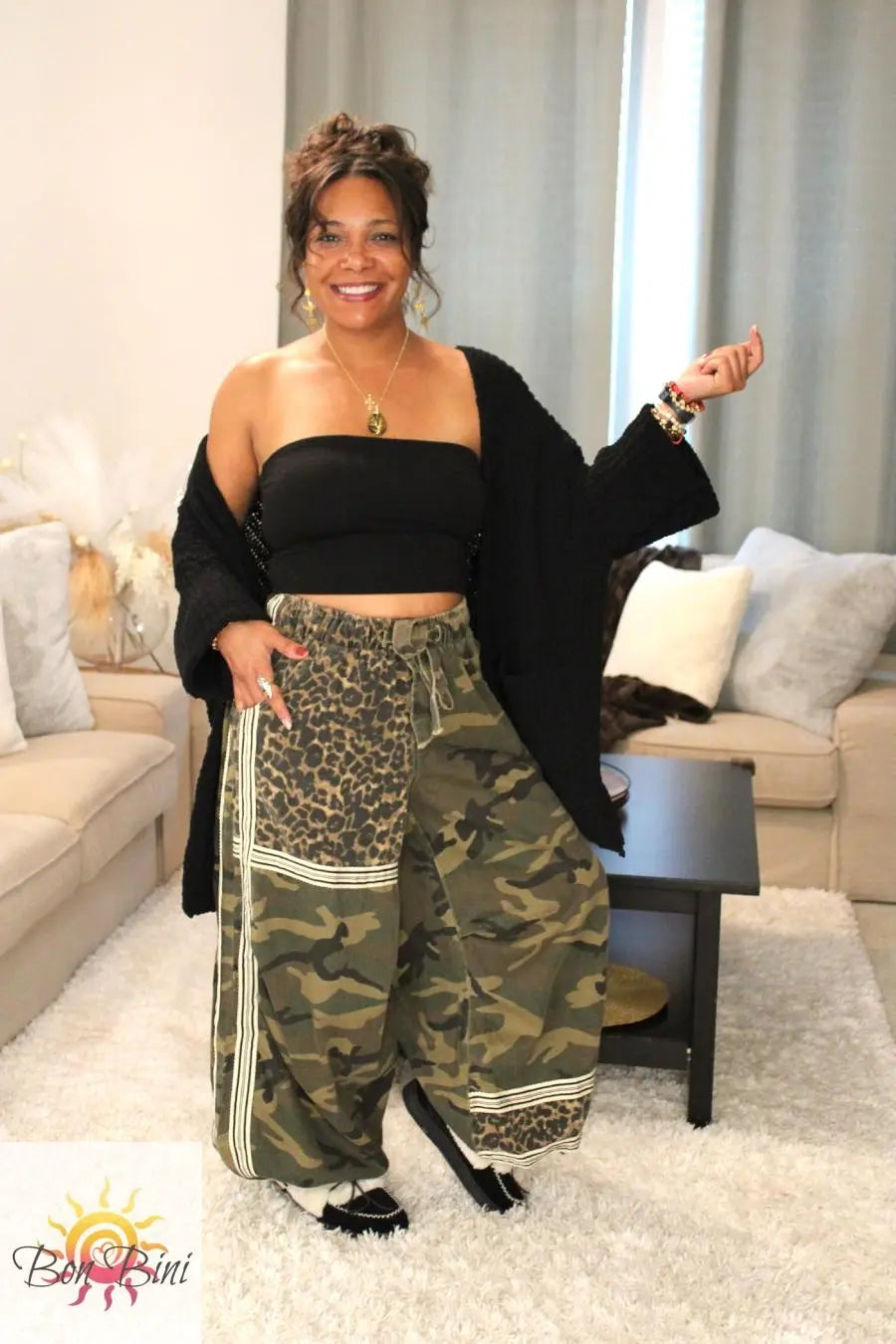 POL Wild Camo Jogger Pants