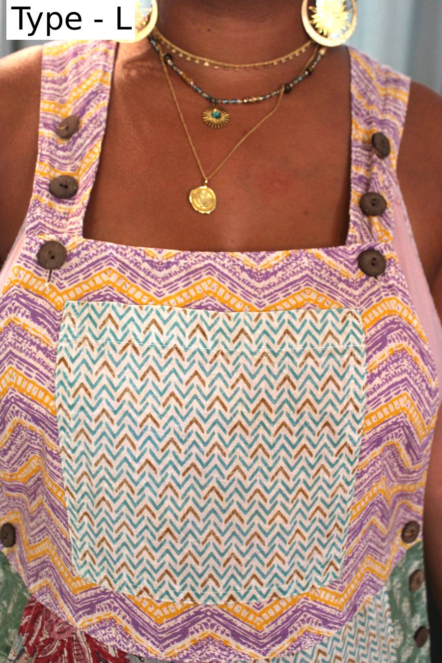 Patches Of The Sky & Sun Jumpsuit