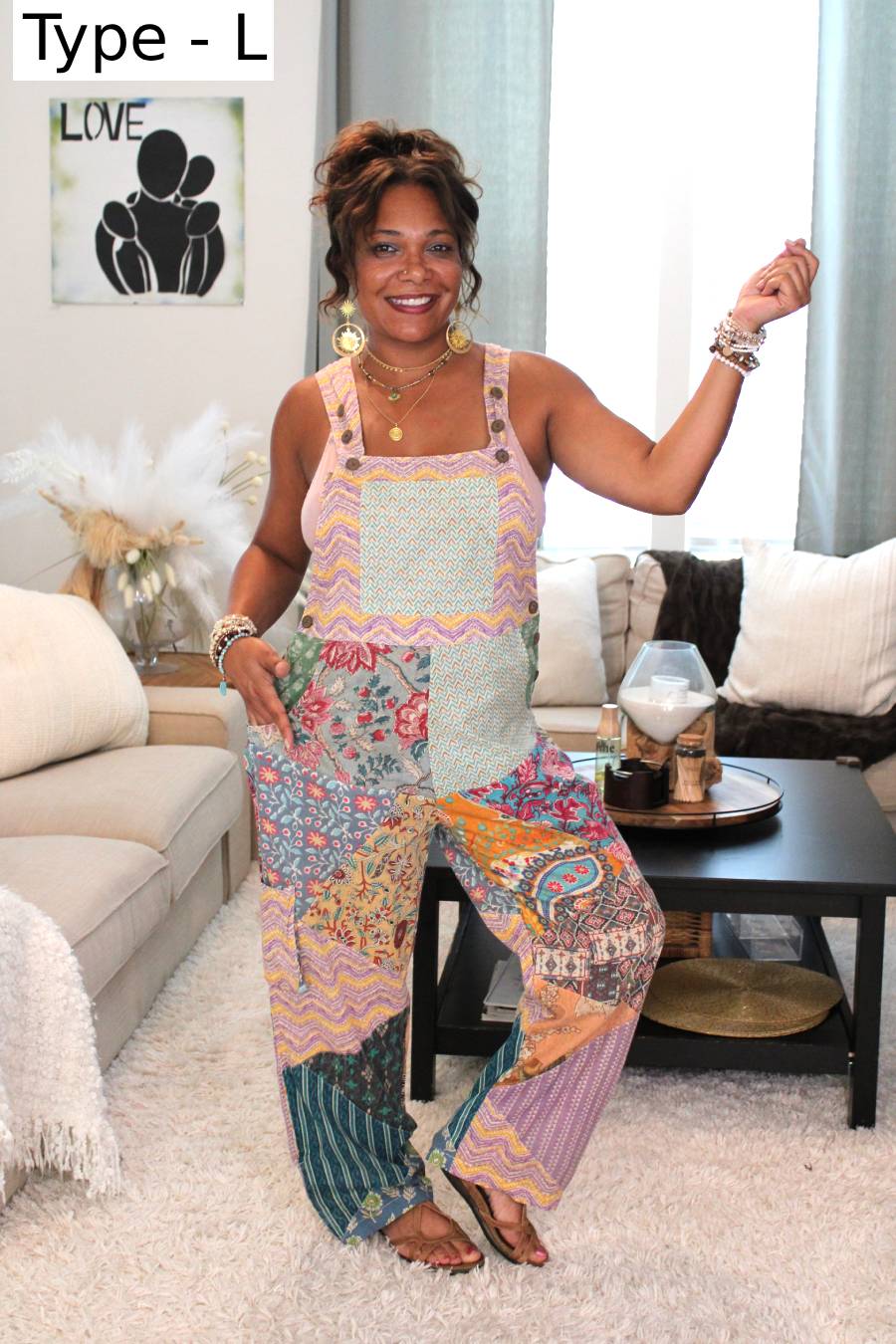 Patches Of The Sky & Sun Jumpsuit