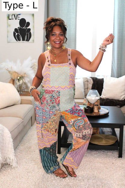 Patches Of The Sky & Sun Jumpsuit