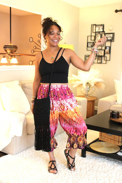 Macrame Bag With Fringe