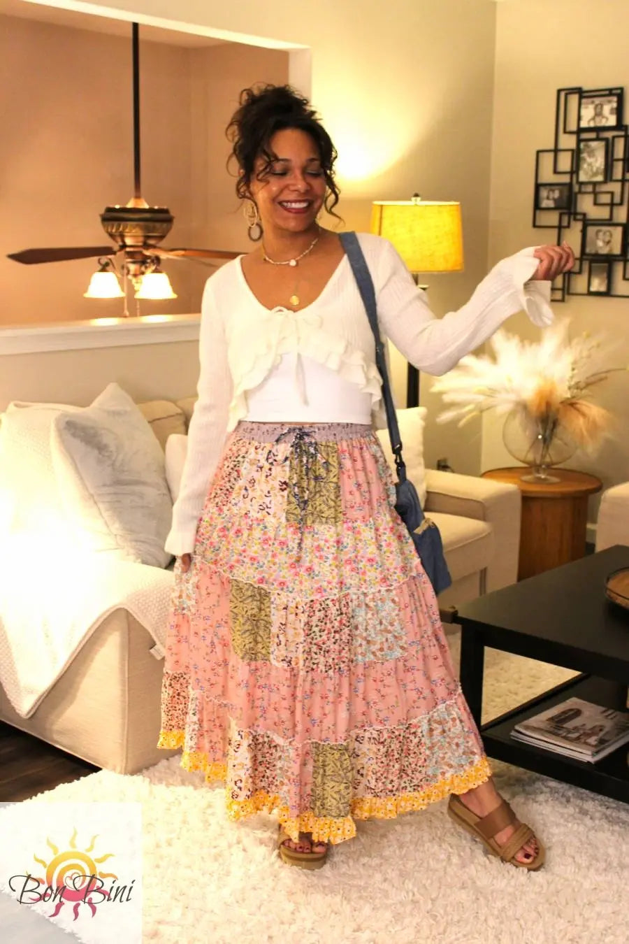 YT Picture Perfect Patchwork Skirt