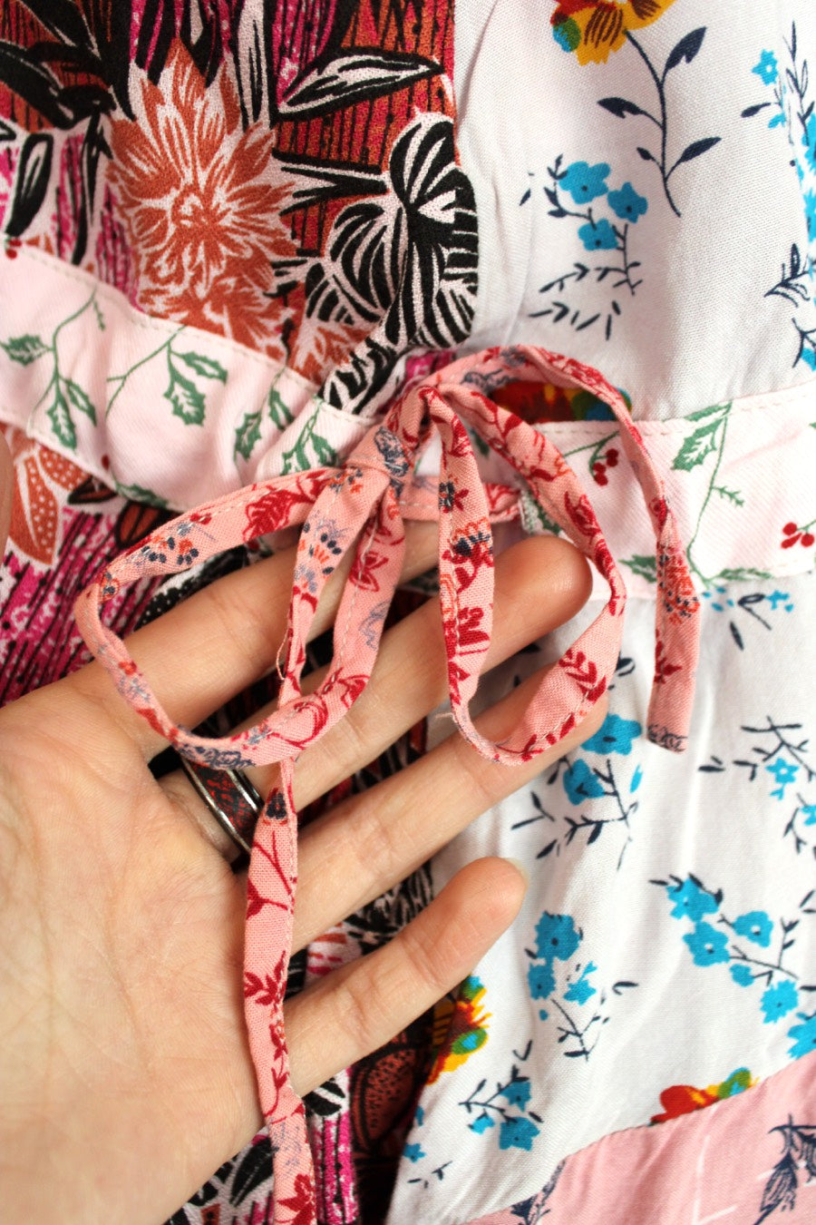 BB Pink Gorgeousness Patchwork Overalls