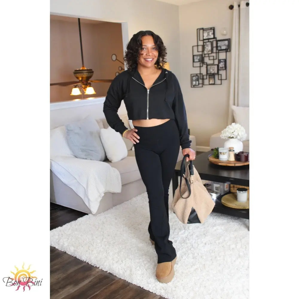 Julia Flared Fleece Leggings