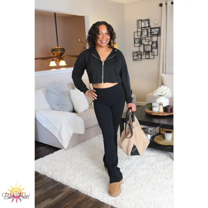 Julia Flared Fleece Leggings