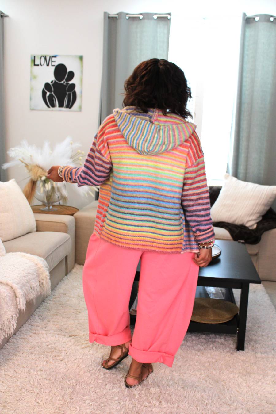 Rainbow Horizon Zip Hoodie