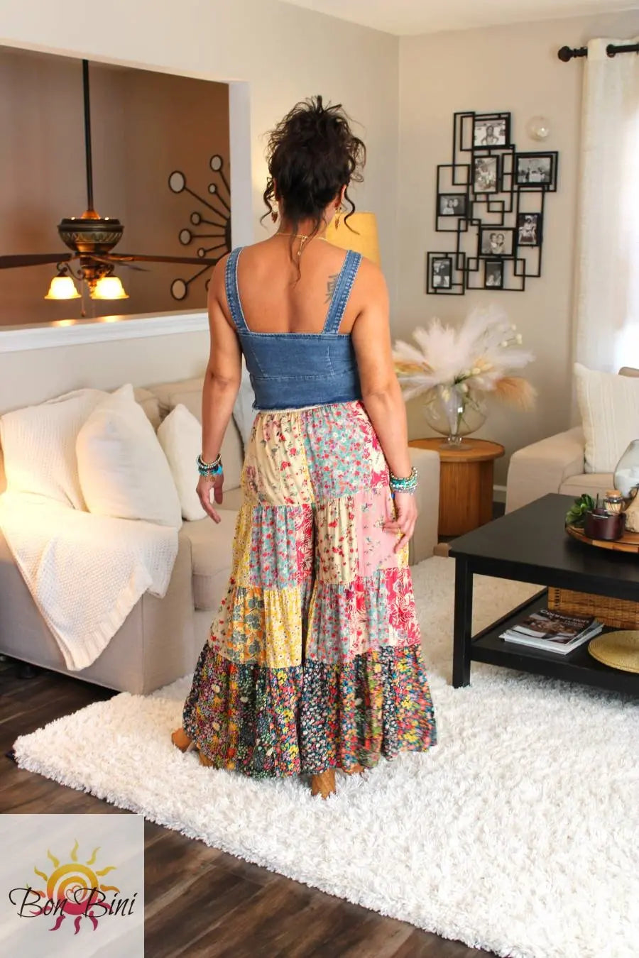 YT Latte Patchwork Delight Pants