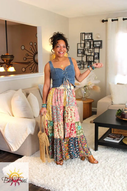 YT Latte Patchwork Delight Pants
