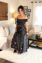 Load image into Gallery viewer, Romantic Night Patchwork Wrap Skirt
