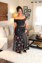 Load image into Gallery viewer, Romantic Night Patchwork Wrap Skirt
