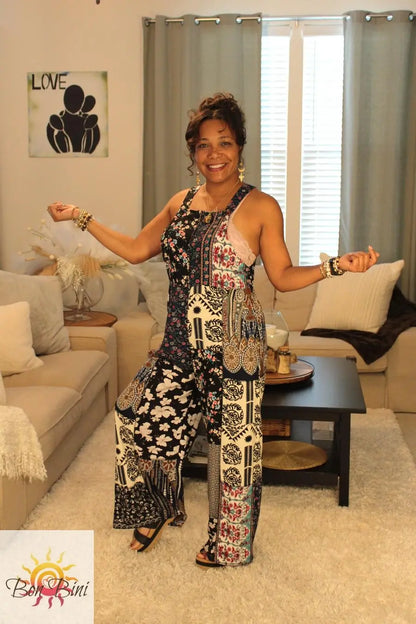 Romantic Dreams Floral Patchwork Jumpsuit