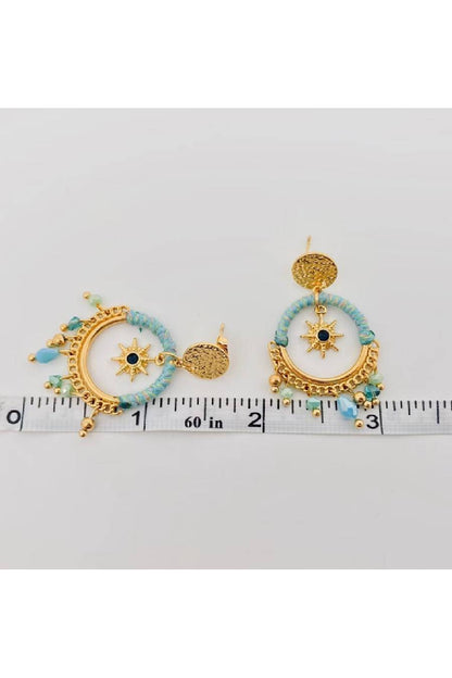 Sea Of Stars Pendant Earrings