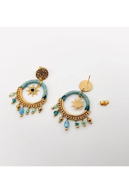 Sea Of Stars Pendant Earrings