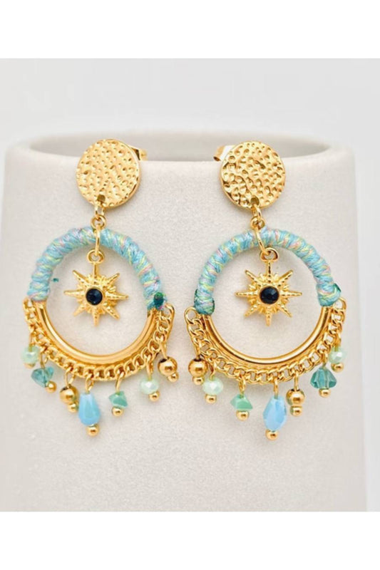 Sea Of Stars Pendant Earrings