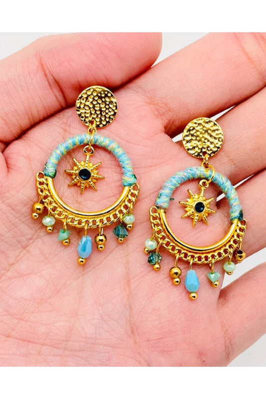 Sea Of Stars Pendant Earrings