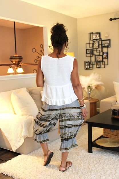 Seabreeze Bloomer Midi Capri Short