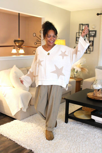 Seeing Stars Loose Fit Sweater