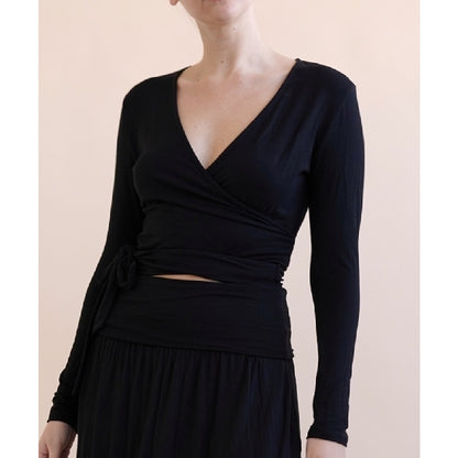Emilia Bamboo Wrap Top