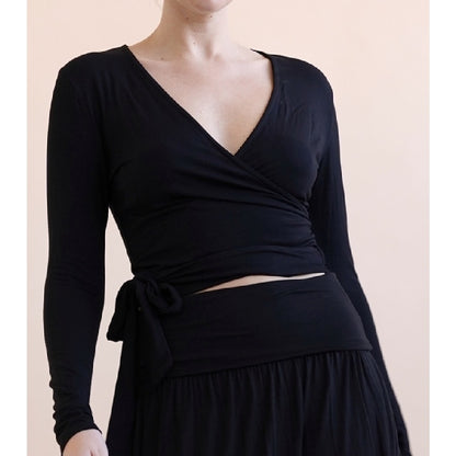 Emilia Bamboo Wrap Top