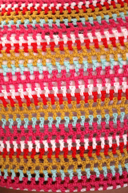 Sherbet Flavor Crochet Top