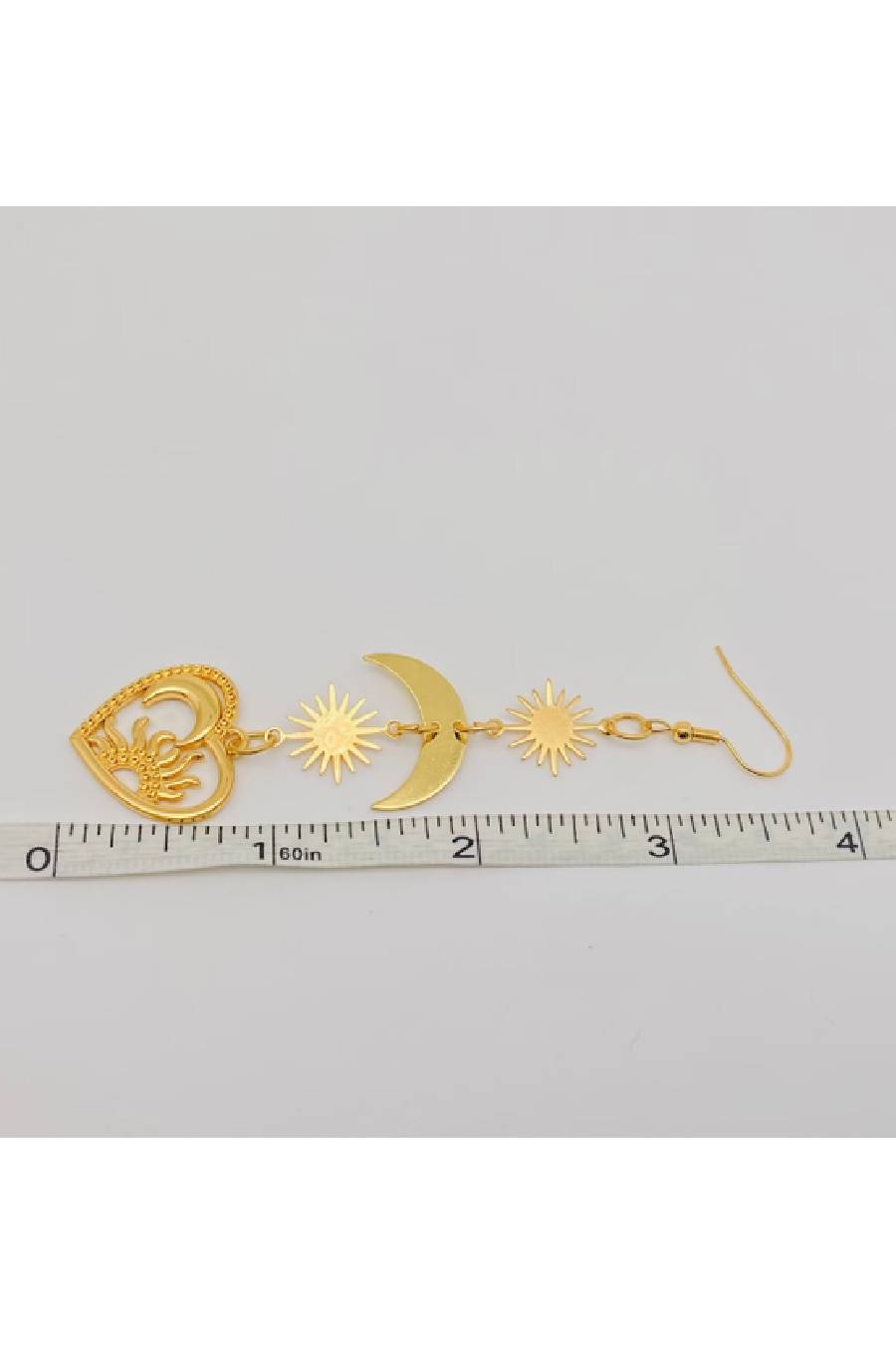 Solar & Lunar Love Tides Pendant Earrings