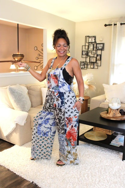 Splash Of Life Overall Jumpsuit