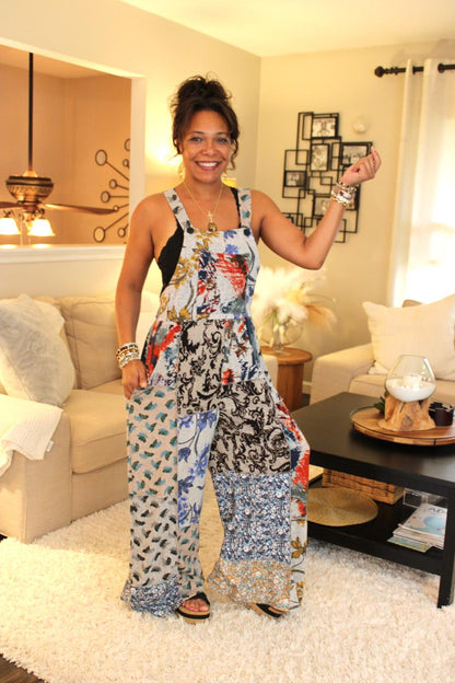 Splash Of Life Overall Jumpsuit