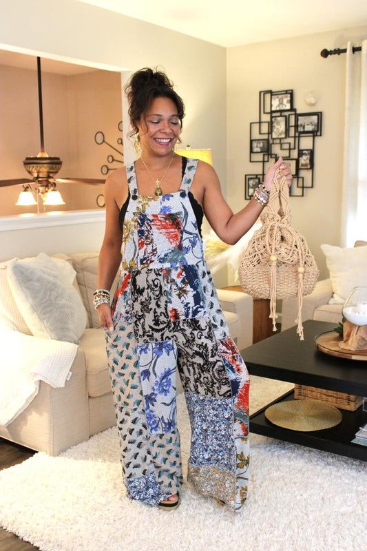 Splash Of Life Overall Jumpsuit