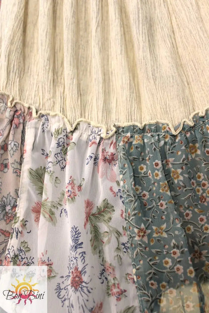 YT Spring Meadow Sleeveless Jhabla Top