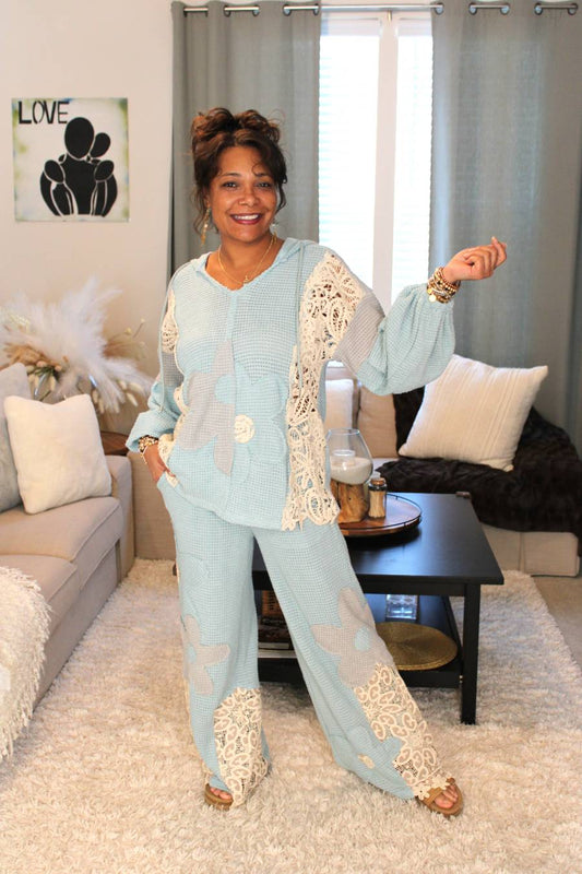 Spring Azure Skys Oversized Hoodie