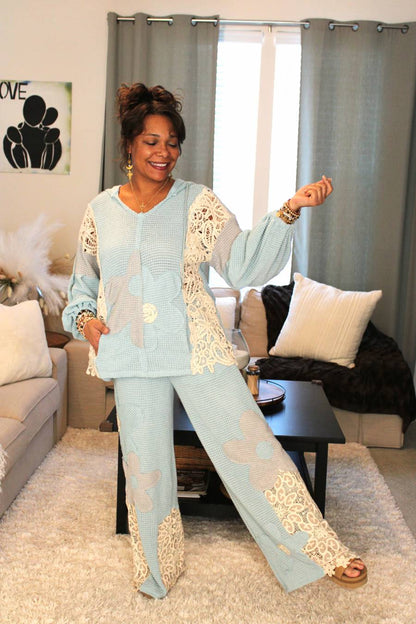Spring Azure Skys Oversized Hoodie