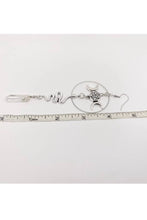 Load image into Gallery viewer, Star, Moon, Snakes Crystal Pendant Earrings
