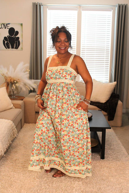 Strawberry Fields Maxi Dress