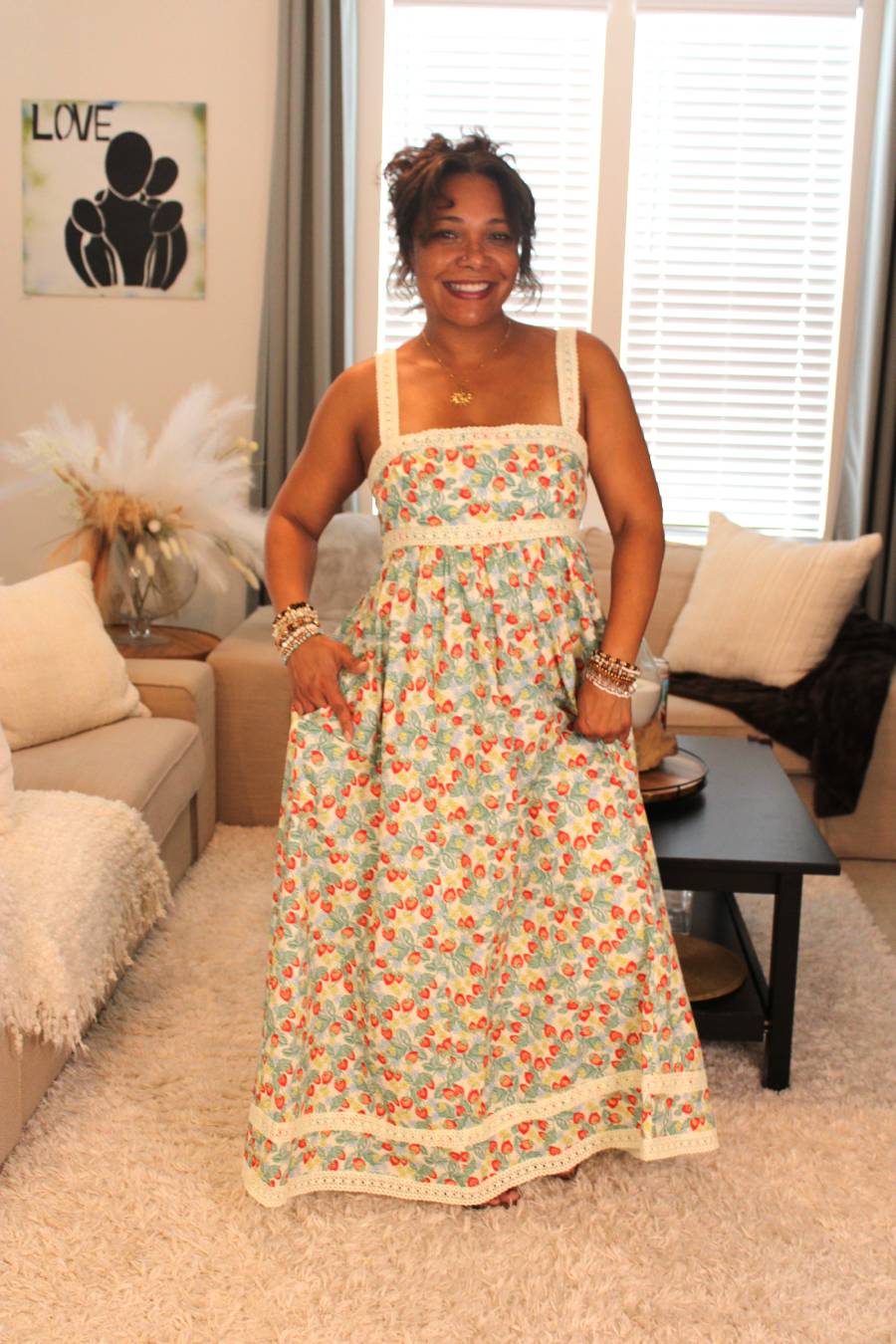 Strawberry Fields Maxi Dress