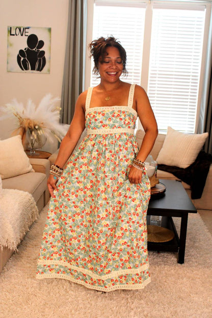 Strawberry Fields Maxi Dress