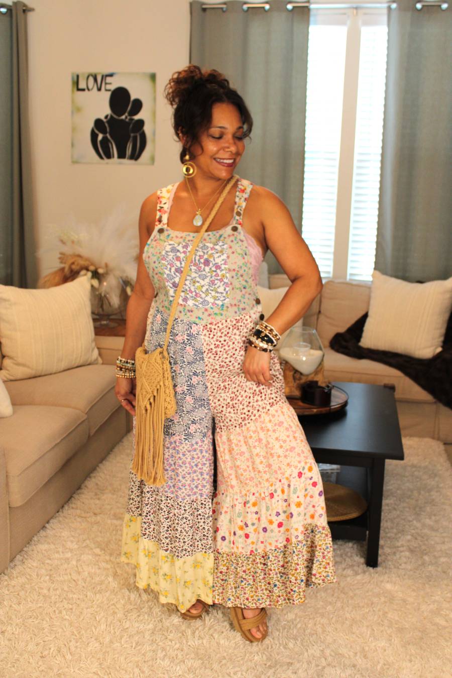 Suncatcher Patchwork Overalls