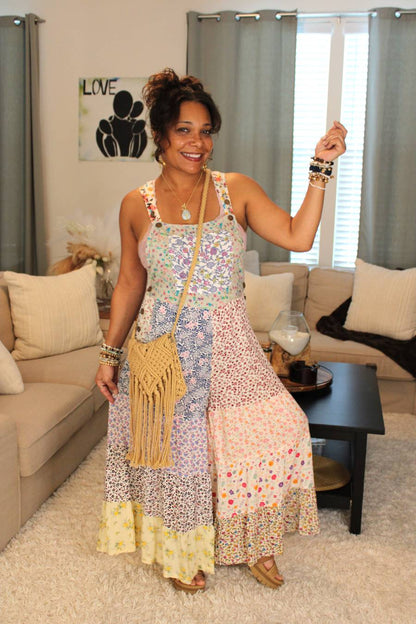 Suncatcher Patchwork Overalls