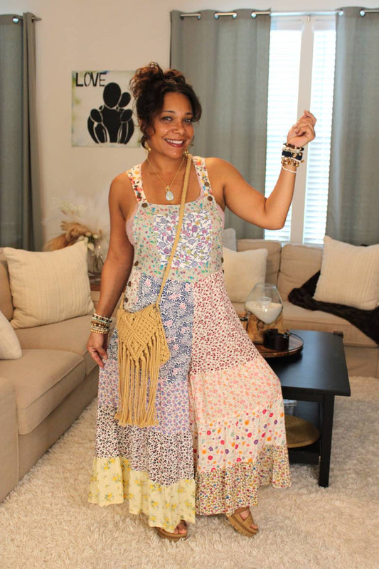 Suncatcher Patchwork Overalls