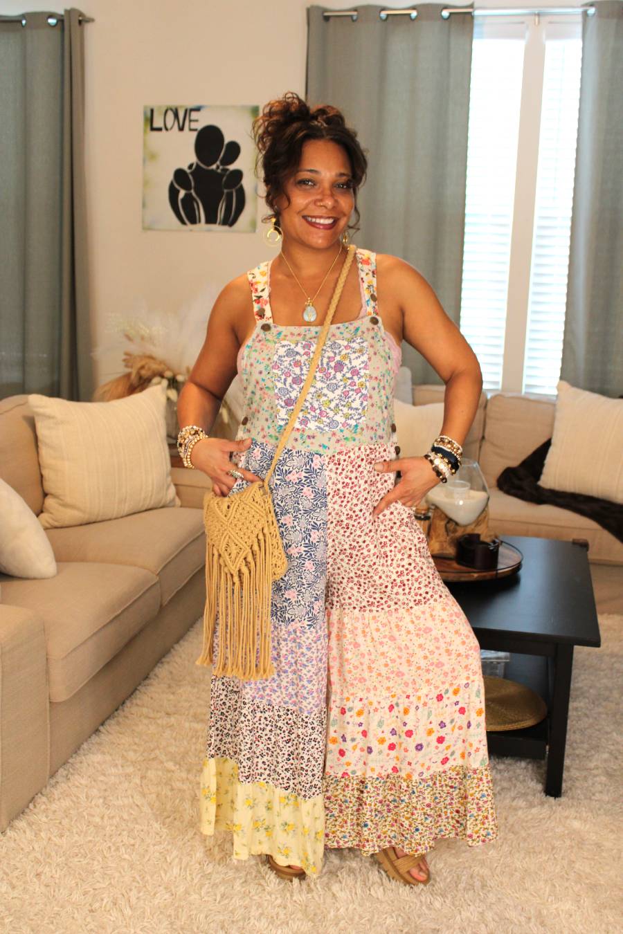 Suncatcher Patchwork Overalls