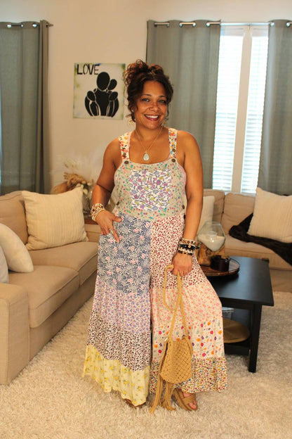 Suncatcher Patchwork Overalls