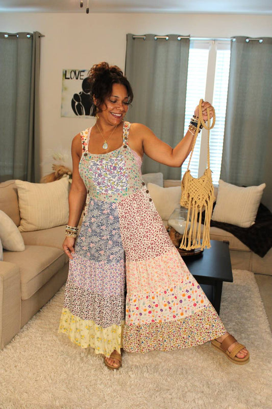 Suncatcher Patchwork Overalls