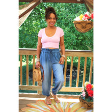 Load image into Gallery viewer, Sweet Pink Kisses Crop Top

