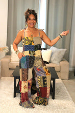 Load image into Gallery viewer, Sweet Talk Cotton Patchwork Jumpsuit
