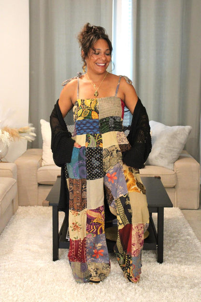 Sweet Talk Cotton Patchwork Jumpsuit