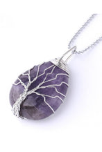Load image into Gallery viewer, Tree of the Amethyst Necklace
