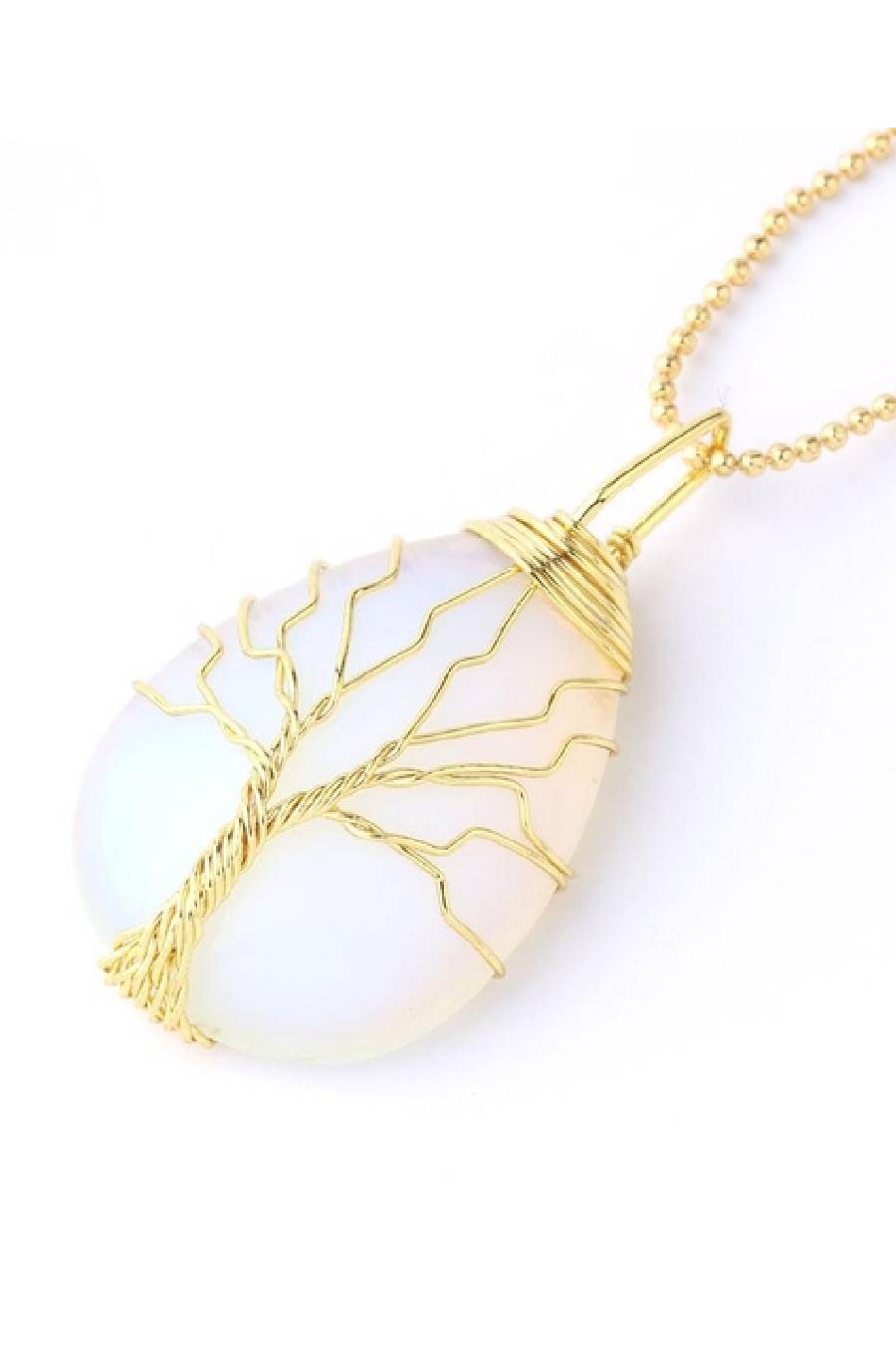 Tree of the Divine Opal Necklace