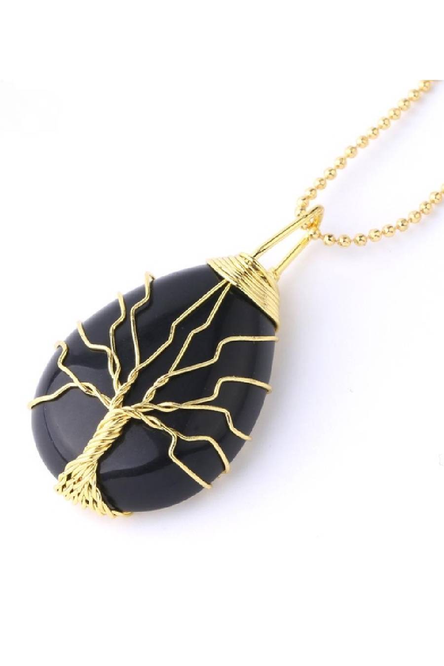 BB Tree of the Lovely Agate Necklace