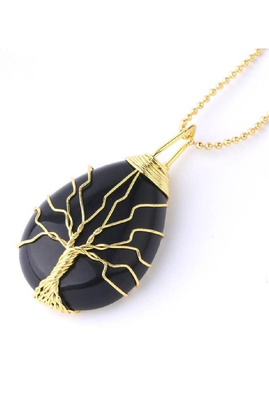 BB Tree of the Lovely Agate Necklace