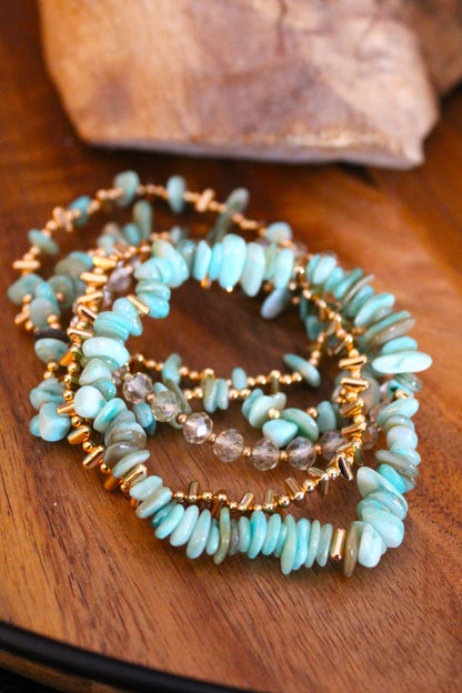Turquoise Mermaid boho Bracelets
