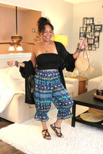Load image into Gallery viewer, Verdant Waters Bloomer Midi Capri Short
